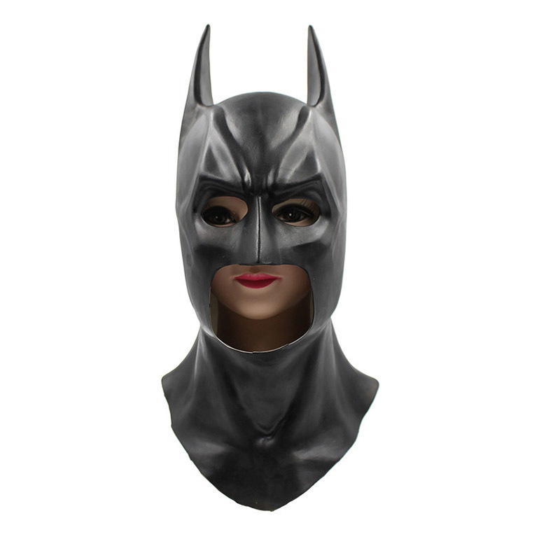 Batman Masks Latex Halloween Mask Full Face Movie Bruce Wayne Cosplay Toy Props