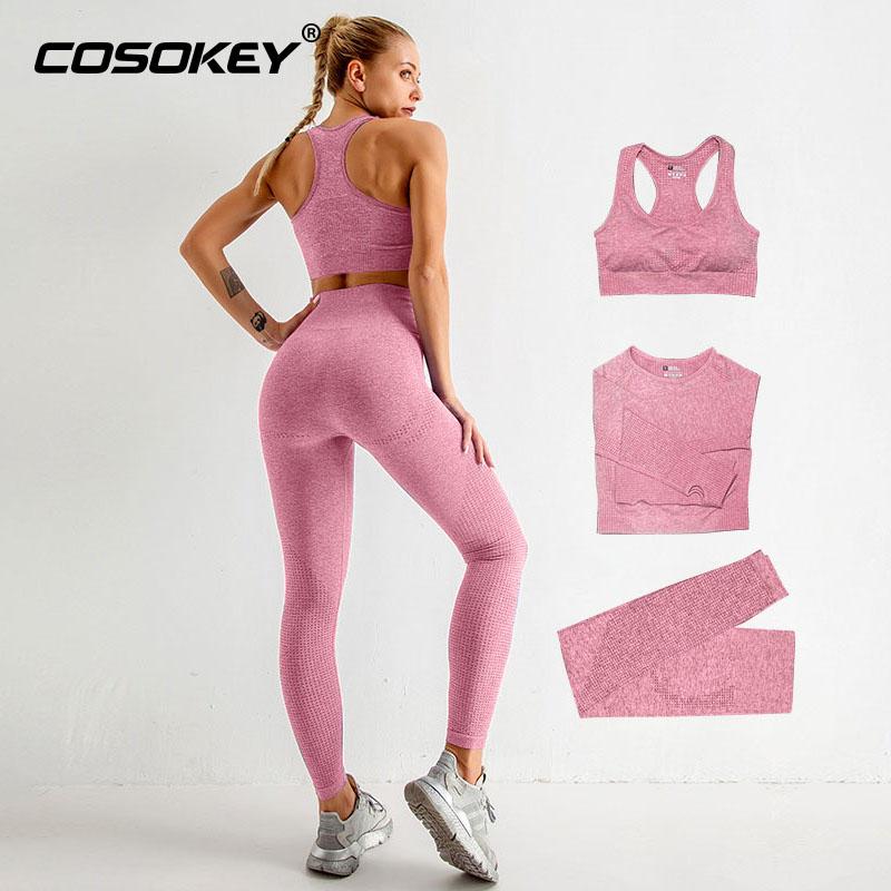 2/3pcs Women's Tracksuit Seamless Yoga Set Gym Workout Fitness Sports Suits Long Sleeve Shirts High Waist Running Leggings Pants, 2pcbrapantblack
2/3pcs Women's Tracksuit Seamless Yoga Set Gym Workout Fitness Sports Suits Long Sleeve Shirts High Waist Running Leggings Pants, 2pcbrapantblack