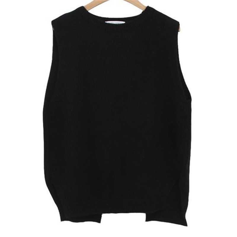 TAILOR SHEEP women vest waistcoat jacket women sweater loose vest oneck pullover big yards wool vest female hedging 201031