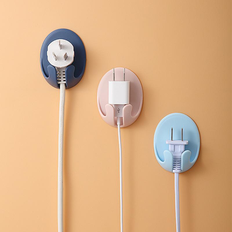 Kitchen Punch-free Sticky Hook Holder Multifunctional For Power Cord Plug Traceless Socket Sundries Storage Rack Hanger
Kitchen Punch-free Sticky Hook Holder Multifunctional For Power Cord Plug Traceless Socket Sundries Storage Rack Hanger