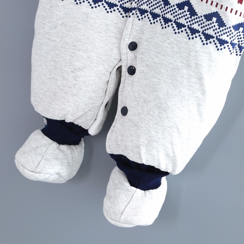 Spring Baby Boys Girls Clothing Cotton Newborn Baby Boy Rompers Winter Children Infant Christmas Clothes for 0-12 Months C0126
