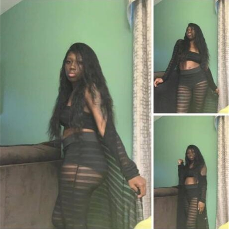 Echoine Sexy 3 Pieces Set Sheer Mesh Club Outfits Plus Size Crop Top Pants Long Sleeve Cardigan two piece set ensemble femme 201008