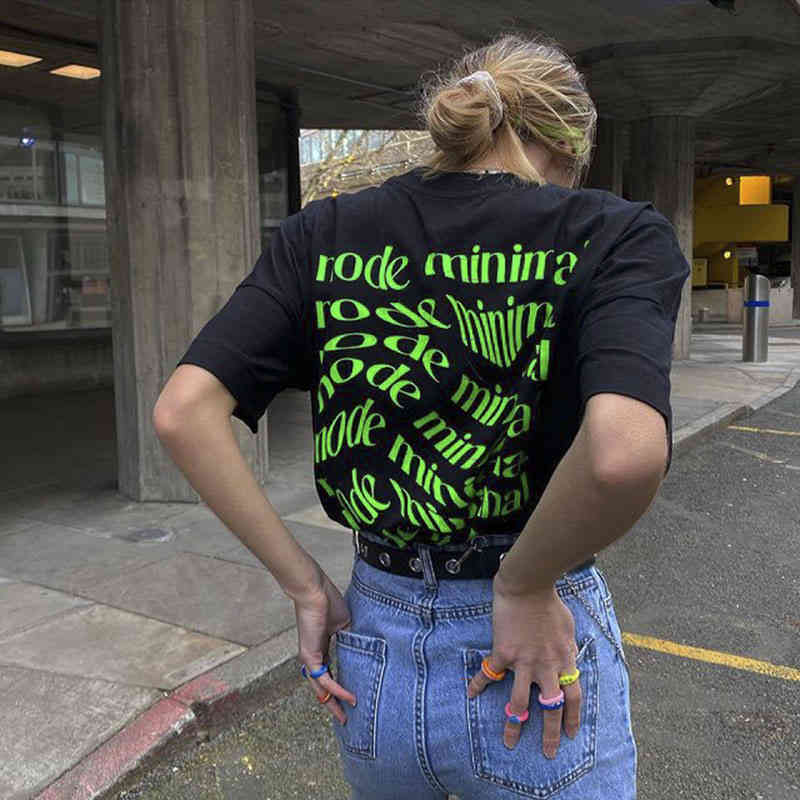 Women' T-Shirt High street t-shirt female short sleeve fried Street T-shirt letter print middle school student personality purple top 64C5, Green letter
Women' T-Shirt High street t-shirt female short sleeve fried Street T-shirt letter print middle school student personality purple top 64C5, Green letter