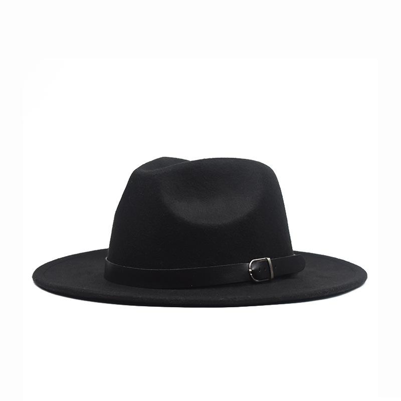 Autumn winter Flat Brim Wool Felt Fedora Hats with buckle Jazz Formal Hat Panama Cap plain hat Men Women big brim felt hat
Autumn winter Flat Brim Wool Felt Fedora Hats with buckle Jazz Formal Hat Panama Cap plain hat Men Women big brim felt hat