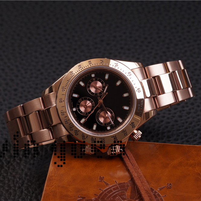 7 Colors Men's 40MM 116508 Black Watch Dial Rose Gold 116503 116500LN Chronograph Chrono Sport Watches Oyster Bracelet Men Wristwatch Montre, Box
7 Colors Men's 40MM 116508 Black Watch Dial Rose Gold 116503 116500LN Chronograph Chrono Sport Watches Oyster Bracelet Men Wristwatch Montre, Box