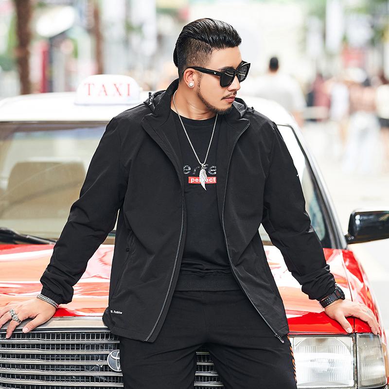 100KG fat Plus Size New Men 8XL Fashion Casual Loose Mens Jacket Large Size Sportswear jackets Male Coats, Black
100KG fat Plus Size New Men 8XL Fashion Casual Loose Mens Jacket Large Size Sportswear jackets Male Coats, Black