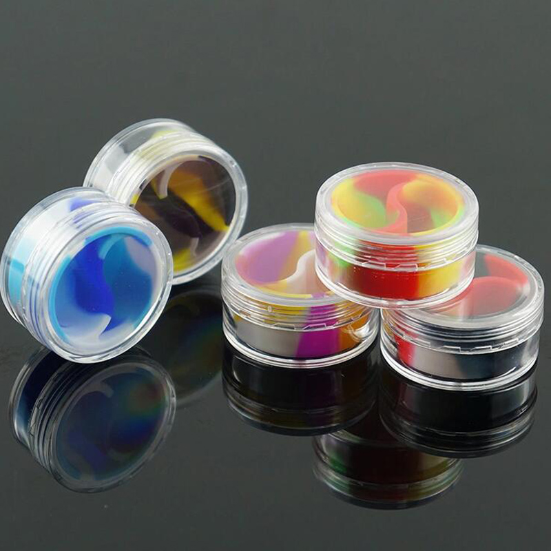 Colorful 10 Ml Silicone Jar Dab Wax Oil Container With Acrylic Shield Multi-compartment Storage Container MOQ 20 Pieces
Colorful 10 Ml Silicone Jar Dab Wax Oil Container With Acrylic Shield Multi-compartment Storage Container MOQ 20 Pieces