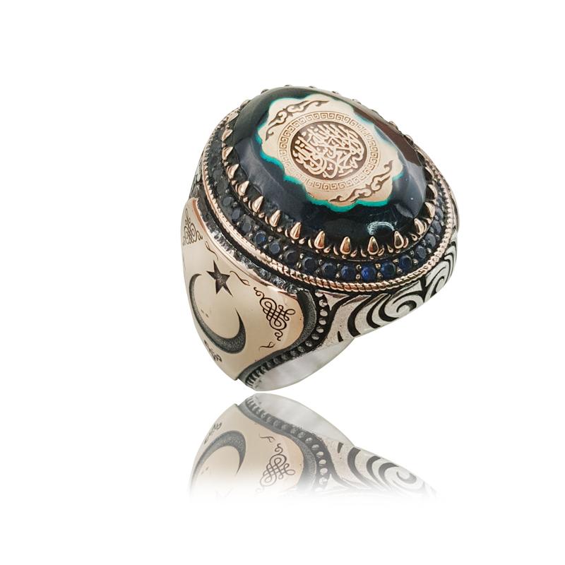 Original Hot Selling Rings Antique Silver Men Ring Vintage Jewelry Moon Star Islamic Turkish Ottoman Statement Boho Muslim Ring
Original Hot Selling Rings Antique Silver Men Ring Vintage Jewelry Moon Star Islamic Turkish Ottoman Statement Boho Muslim Ring