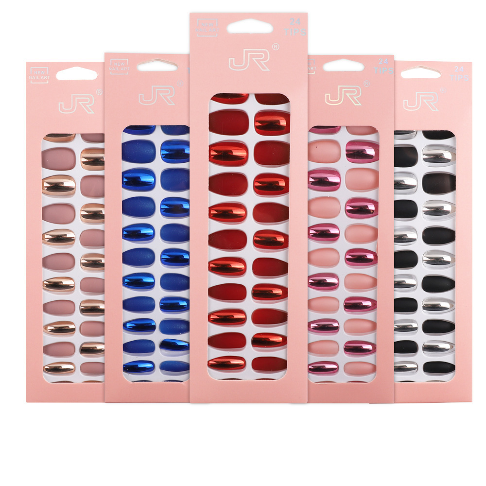 24pcs Stunning Designs False Nails ABS Resin Fake Nail Set Full Manicure Art Tips, 24pcs/set
24pcs Stunning Designs False Nails ABS Resin Fake Nail Set Full Manicure Art Tips, 24pcs/set