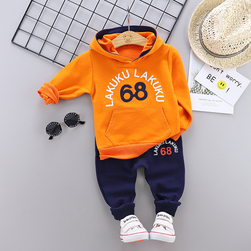 Toddler Boys Clothing Set Spring Casual Kids Baby Clothes Sets for Boys Hooded T-shirt + Pants Outfit Suit Children Clothes LJ201202