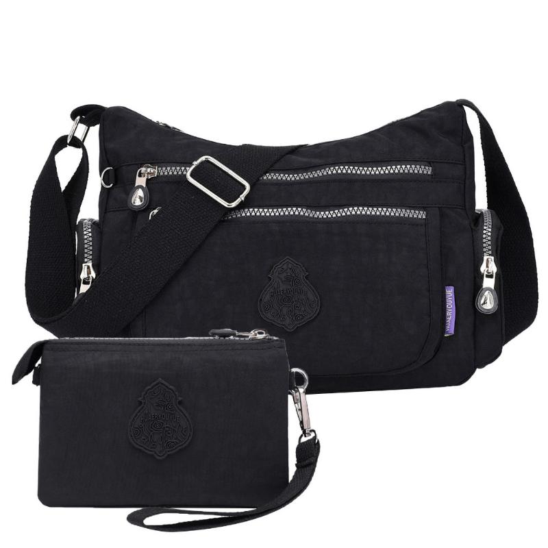 Bags For Women Nylon Shoulder Bag Waterproof Elegant Daily Shopping Handbag Crossbody Bag Bolso De Mujer #S, Black
Bags For Women Nylon Shoulder Bag Waterproof Elegant Daily Shopping Handbag Crossbody Bag Bolso De Mujer #S, Black