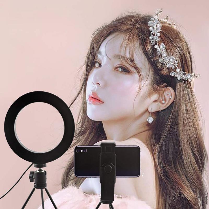 Ring Light with Phone Holder Tripod Dimmable Selfie Light for Photography Makeup DQ-Drop
Ring Light with Phone Holder Tripod Dimmable Selfie Light for Photography Makeup DQ-Drop