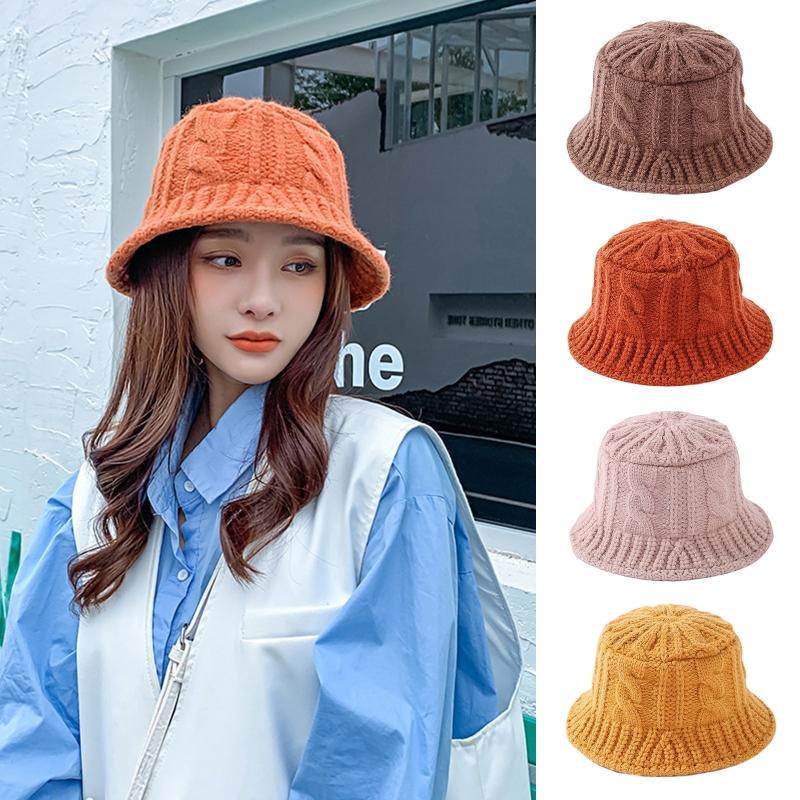 Wide Brim Hats Women Winter Chunky Braided Cable Knitted Dome Bucket Hat Solid Color Twist Striped Short Packable Fisherman Cap, Black
Wide Brim Hats Women Winter Chunky Braided Cable Knitted Dome Bucket Hat Solid Color Twist Striped Short Packable Fisherman Cap, Black