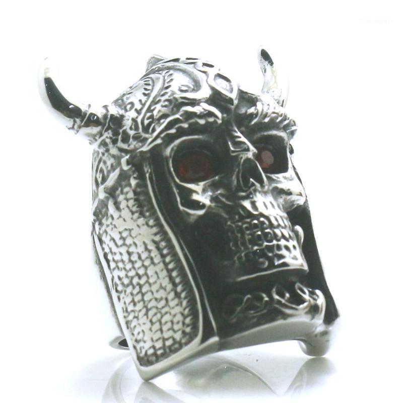 Cluster Rings Size 7 To 15 Mens Boys 316L Stainless Steel Big Skull Red Stone Eye Northern Europe Vikings Ring1
Cluster Rings Size 7 To 15 Mens Boys 316L Stainless Steel Big Skull Red Stone Eye Northern Europe Vikings Ring1