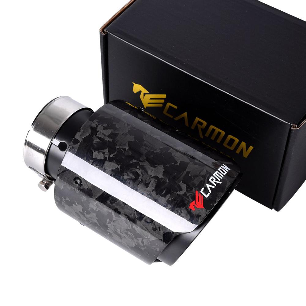 Carmon Car Universal muffler black stainless steel Glossy Forged Carbon Fiber Exhaust Tip Exhaust End Pipe Tail
Carmon Car Universal muffler black stainless steel Glossy Forged Carbon Fiber Exhaust Tip Exhaust End Pipe Tail