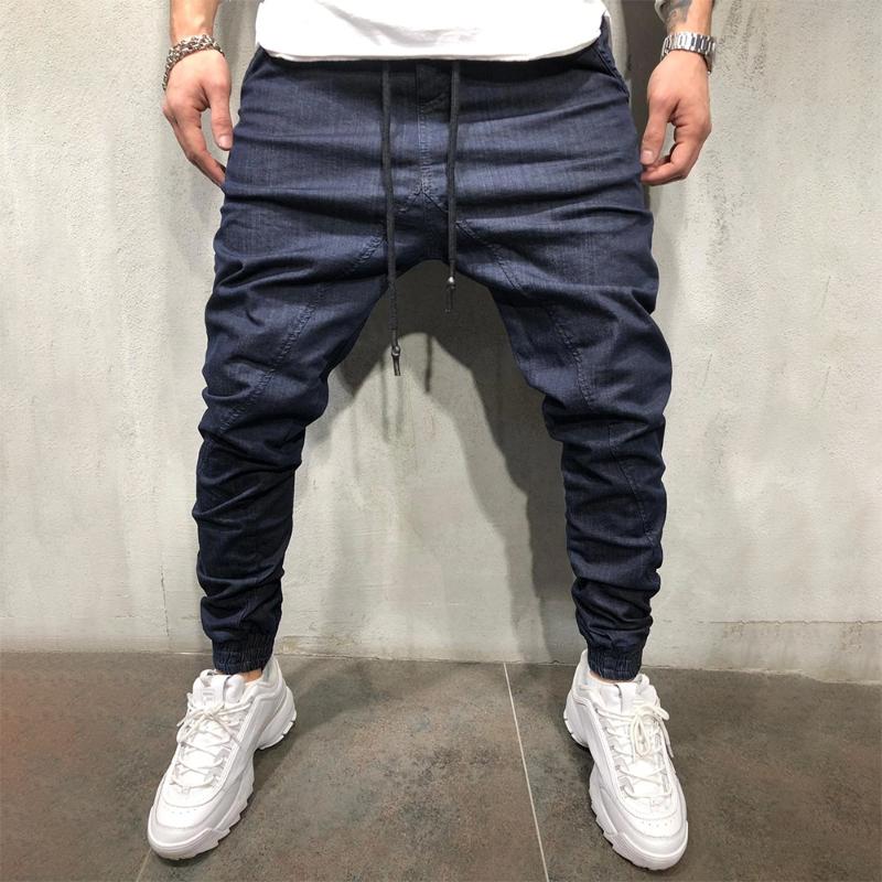 New Fashion Mens Jeans Sport Drawstring Denim Pants Hip Hop Work Trousers Casual Male Stretch Slim Fit Jeans Autumn Streetwear, Dark blue
New Fashion Mens Jeans Sport Drawstring Denim Pants Hip Hop Work Trousers Casual Male Stretch Slim Fit Jeans Autumn Streetwear, Dark blue