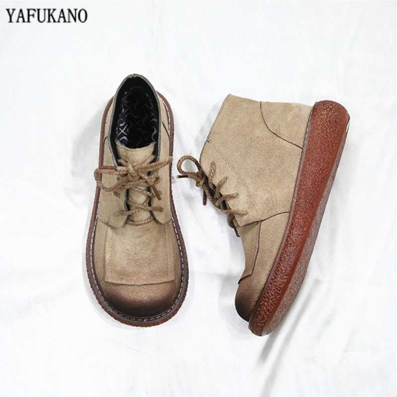 Retro Ugly Old Patch Round Toe Thick Bottom Big Head Doll Shoes Japanese Plus Velvet Casual Short Boots Ankle, Black single
Retro Ugly Old Patch Round Toe Thick Bottom Big Head Doll Shoes Japanese Plus Velvet Casual Short Boots Ankle, Black single