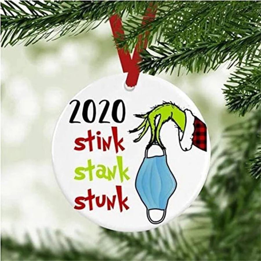 2020 Stink Stank Stunk Ornaments PET Round Grinch Hand Xmas Pendant Funny Decor Ornament Face Cover Pattern Creative Gift
2020 Stink Stank Stunk Ornaments PET Round Grinch Hand Xmas Pendant Funny Decor Ornament Face Cover Pattern Creative Gift