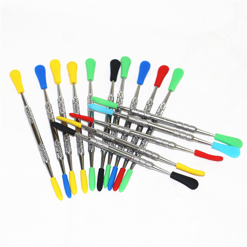 Smoking Wax dabber tools Dab Tool with protector silicone tip Concentrate oil silicon container for glass water bong
Smoking Wax dabber tools Dab Tool with protector silicone tip Concentrate oil silicon container for glass water bong