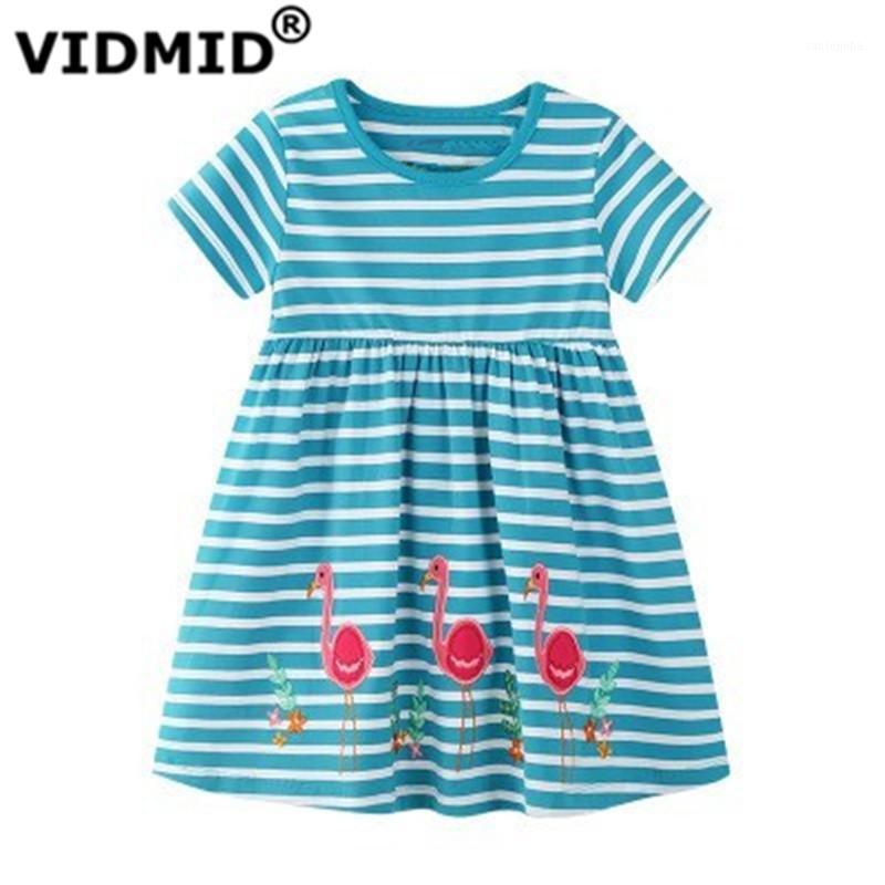 VIDMID new Baby Girls Dress with Striped summer short sleeve Cotton Kids Girls Party Dresses for 2-7Y children Clothing1, As photo
VIDMID new Baby Girls Dress with Striped summer short sleeve Cotton Kids Girls Party Dresses for 2-7Y children Clothing1, As photo