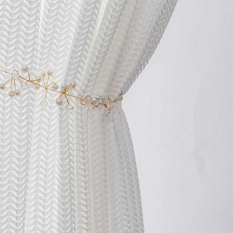 Delicate Jacquard Tulle Curtains For Living Room Luxury white Sheer Voile Window Curtain for Bedroom lace cortina para sala
Delicate Jacquard Tulle Curtains For Living Room Luxury white Sheer Voile Window Curtain for Bedroom lace cortina para sala