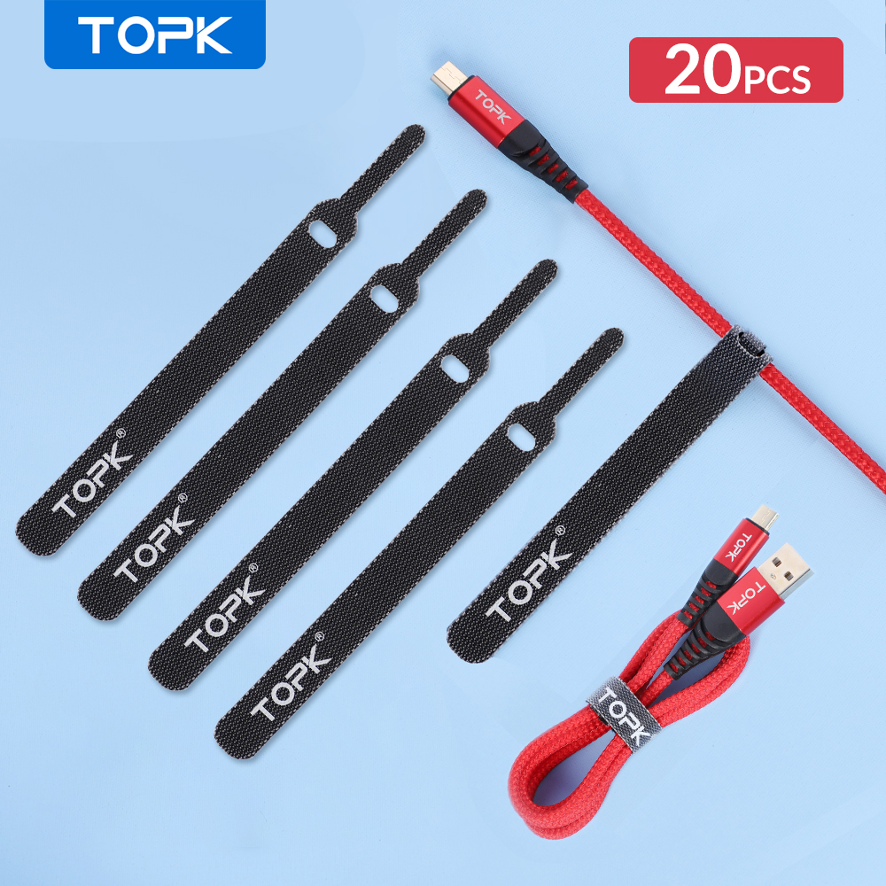 TOPK Cable Organizer Wire Winder Holder Earphone Mouse Aux USB Cable Management Wire 14cm Cable Protector for Micro USB Type C
TOPK Cable Organizer Wire Winder Holder Earphone Mouse Aux USB Cable Management Wire 14cm Cable Protector for Micro USB Type C
