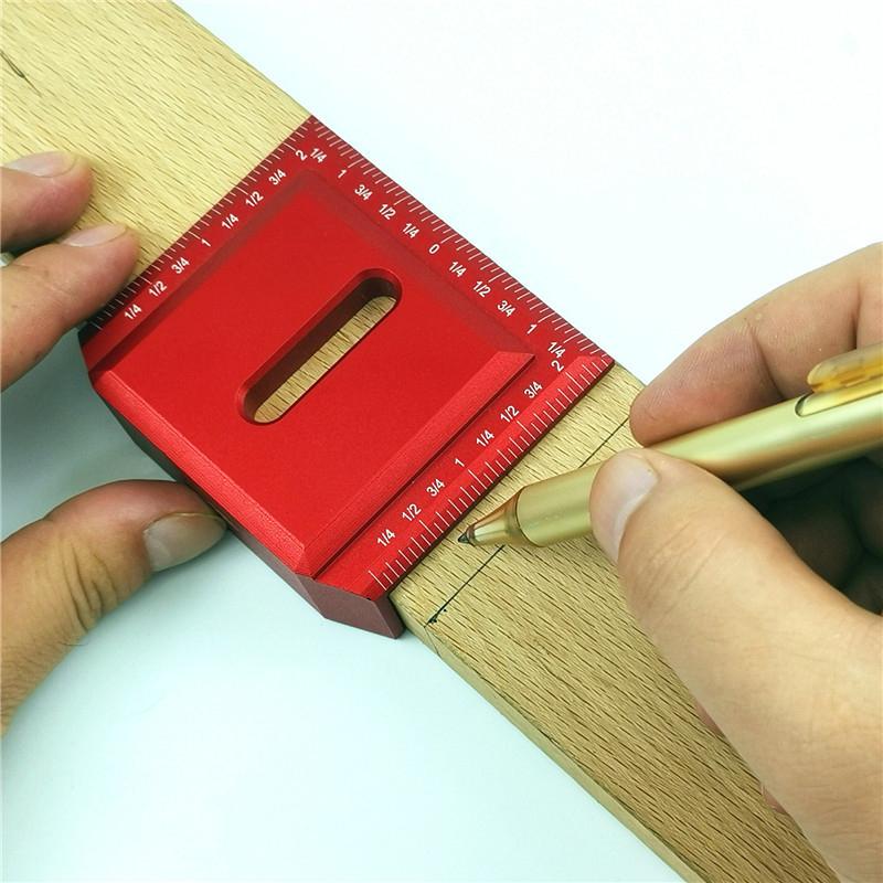 Woodworking Line Scriber 90 Degree Square Ruler Precision Scribing Gauge Measuring Tool
Woodworking Line Scriber 90 Degree Square Ruler Precision Scribing Gauge Measuring Tool
