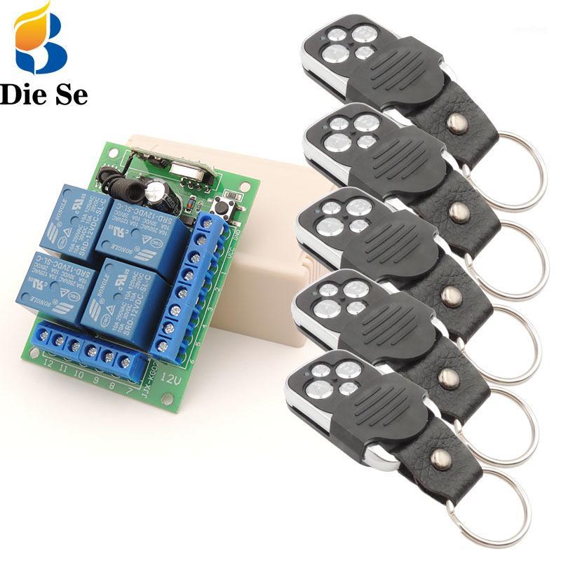 433Mhz Universal Wireless Remote Control DC 12V 10A 4CH rf Relay receiver and Transmitter for Garage/car trunk / Motor switch1
433Mhz Universal Wireless Remote Control DC 12V 10A 4CH rf Relay receiver and Transmitter for Garage/car trunk / Motor switch1