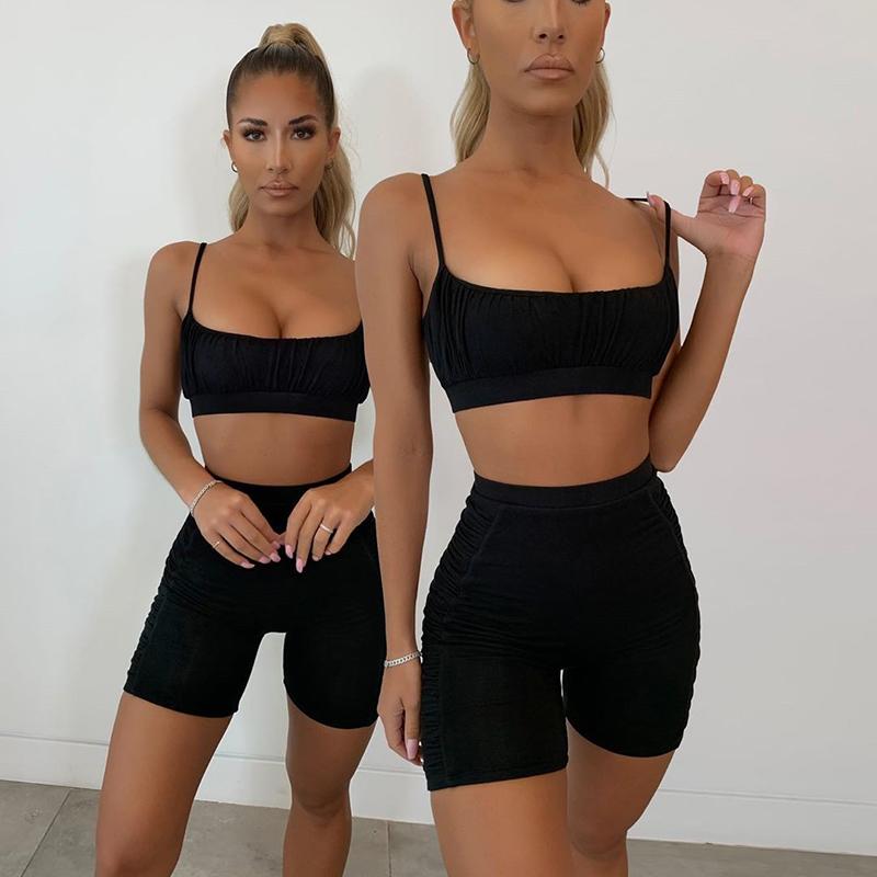 Free Shipping New Women' Sling Solid Color Slim Sports Suit Breathable camisole set fitness yoga workout cloth gym running fit, Black
Free Shipping New Women' Sling Solid Color Slim Sports Suit Breathable camisole set fitness yoga workout cloth gym running fit, Black