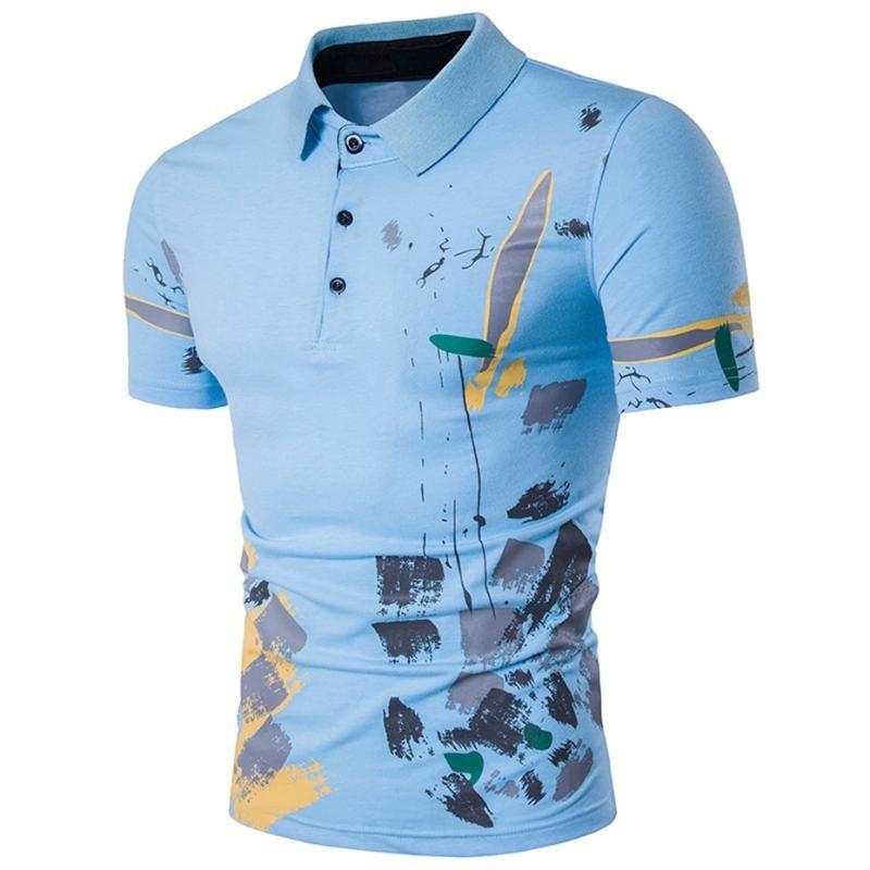 Vogue Men Short Sleeve Shirt Men Casual Cotton Shirts Slim Graffiti Print Male Tops Tees High Quality Summer Nice New, Blue
Vogue Men Short Sleeve Shirt Men Casual Cotton Shirts Slim Graffiti Print Male Tops Tees High Quality Summer Nice New, Blue
