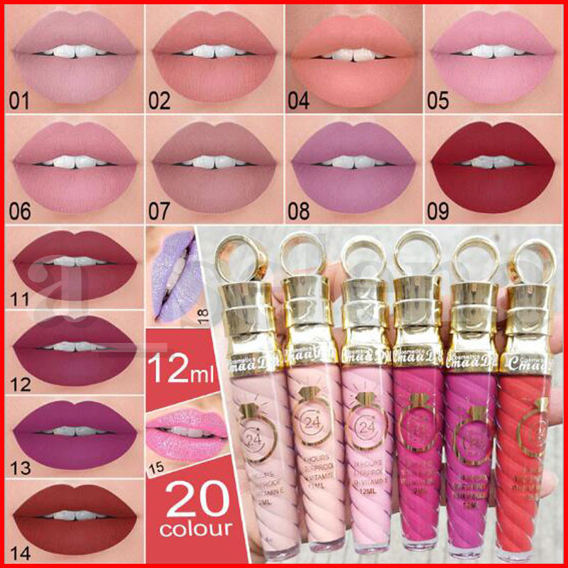 CmaaDu 20 Colors Matte Metal Lip Gloss Liquid Lipsticks Pearl Non-stick Cup 24 hour waterproof Makeup Lipgloss
CmaaDu 20 Colors Matte Metal Lip Gloss Liquid Lipsticks Pearl Non-stick Cup 24 hour waterproof Makeup Lipgloss