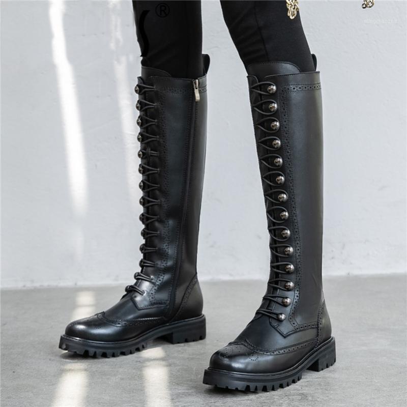 2020 New winter riding boots women's shoes genuine leather punk night-club high heels motorcycle boots women knee high1, Black
2020 New winter riding boots women's shoes genuine leather punk night-club high heels motorcycle boots women knee high1, Black