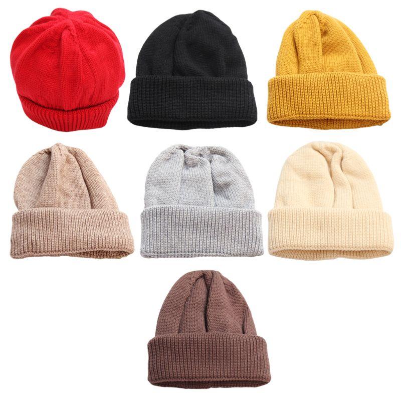 Adults Kids Winter Windproof Warm Knitted Round Top Skull Cap Solid Color Casual Adjustable Brimless Roll Up Cuffed Beanie Hat
Adults Kids Winter Windproof Warm Knitted Round Top Skull Cap Solid Color Casual Adjustable Brimless Roll Up Cuffed Beanie Hat