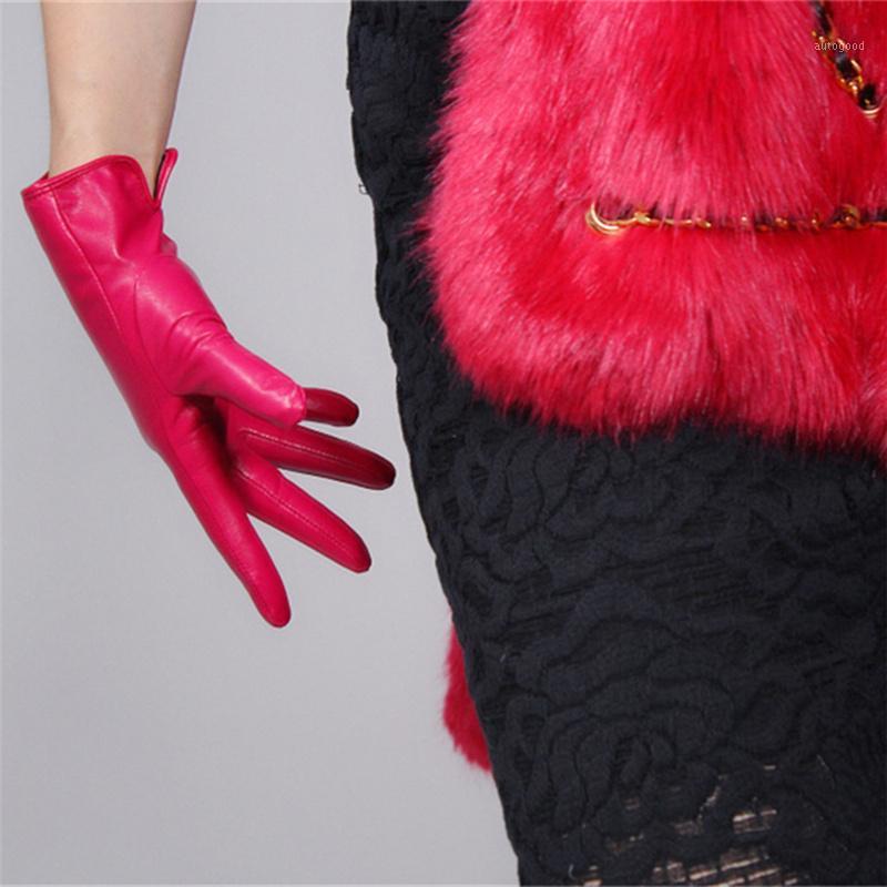 Five Fingers Gloves 25cm Women Real Leather Short Goatskin Thin Velvet Lined With Purple Red Rose S00193-MH1
Five Fingers Gloves 25cm Women Real Leather Short Goatskin Thin Velvet Lined With Purple Red Rose S00193-MH1