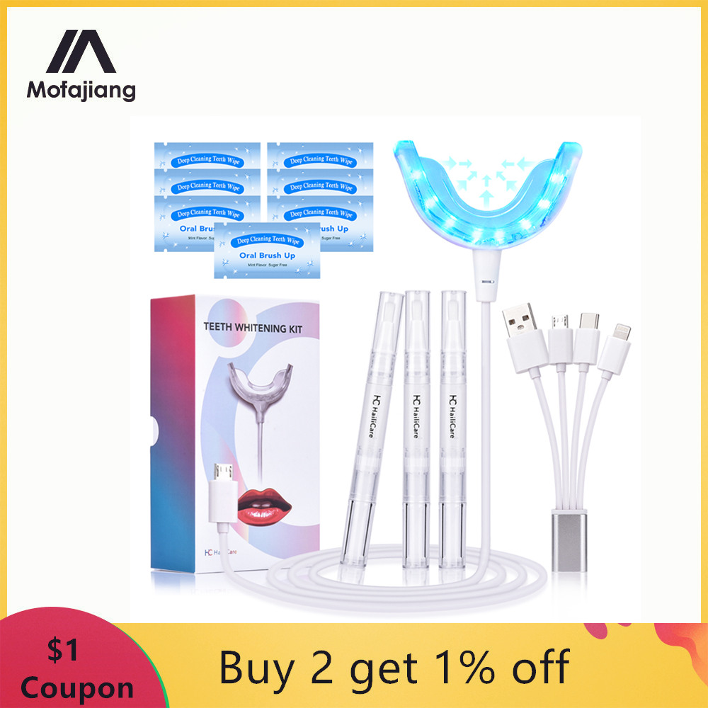 Teeth Whitening Kit Blue Light Dental Whitening Gel 16 LEDs Whiter Teeth Tooth Whitening Pens Dropship Teeth Bleaching System
Teeth Whitening Kit Blue Light Dental Whitening Gel 16 LEDs Whiter Teeth Tooth Whitening Pens Dropship Teeth Bleaching System
