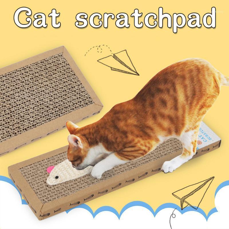 Cat Pad Durable Pet Corrugated Cardboard Non-slip Carpet Rug Leisure Convenience practical personality durable1