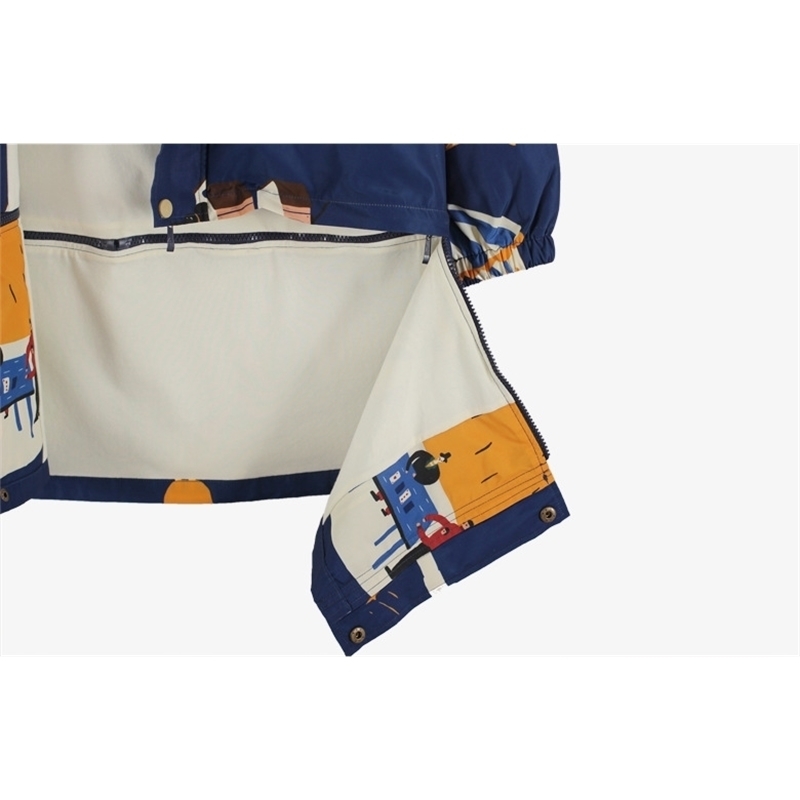 Antumn Winter New Women Trench Jackets Korean Playful Windbreaker Hooded Outwear Original Loose Long Coat 201102