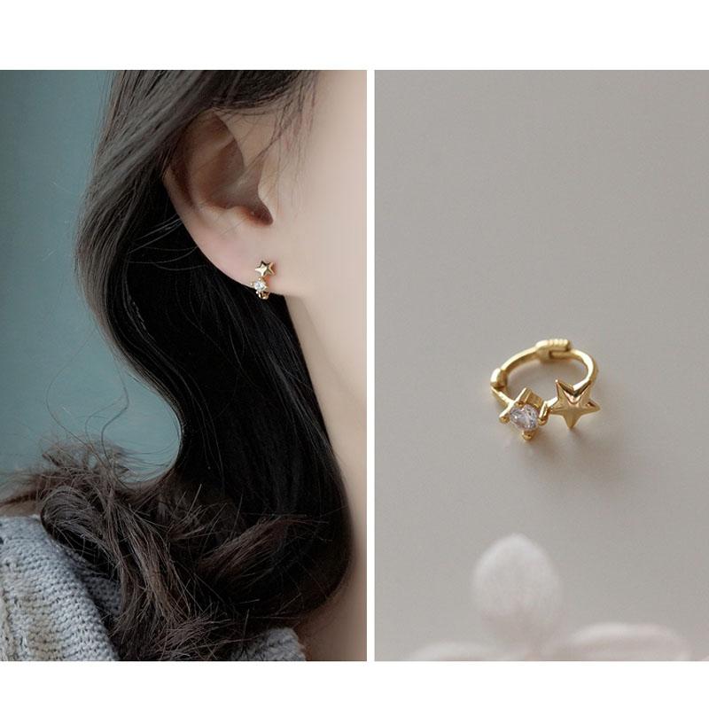 Hoop & Huggie Two-color Elegant Women's Ear Clip Cartilaginous Punk C-shaped Cross On The Earring Round Without A Perforated Earr
Hoop & Huggie Two-color Elegant Women's Ear Clip Cartilaginous Punk C-shaped Cross On The Earring Round Without A Perforated Earr