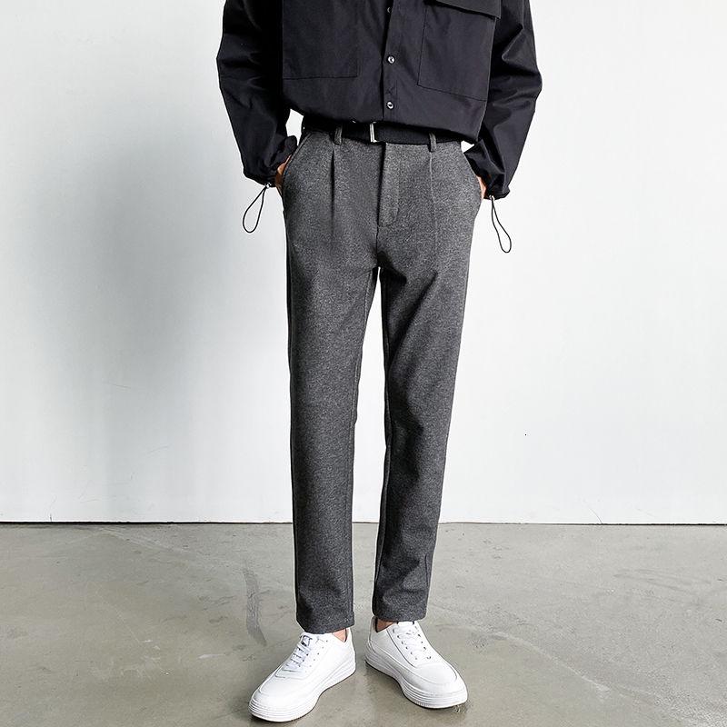 Men's dress pants 2020 autumn new slim solid color thickened polyester dress pants casual personality youth men's wear, Black
Men's dress pants 2020 autumn new slim solid color thickened polyester dress pants casual personality youth men's wear, Black