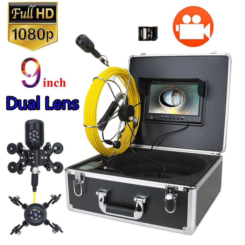 9 inch IPS video screen Free 16GSD card Pipe Pipeline Inspection Camera 145 degrees Video Recording DVR 4500MA built-in battery
9 inch IPS video screen Free 16GSD card Pipe Pipeline Inspection Camera 145 degrees Video Recording DVR 4500MA built-in battery