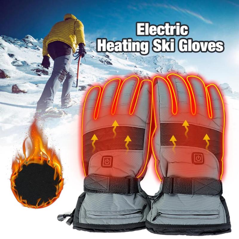 Electric Rechargeable Heated Gloves Ski Lithium Battery Winter Warm Gloves Heated For Cycling Motorbike Racing Riding, Gray lithium battery
Electric Rechargeable Heated Gloves Ski Lithium Battery Winter Warm Gloves Heated For Cycling Motorbike Racing Riding, Gray lithium battery