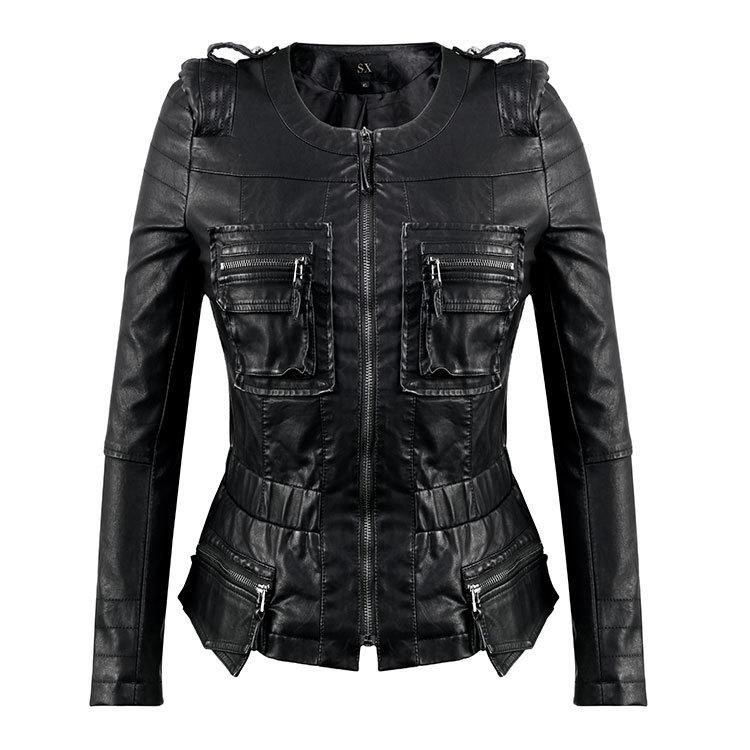 6XL Female Ladies Fall Rivet Punk Short PU Coat Large Size Women Autumn Spring Motorcycle Biker Faux Leather Jacket Plus Size, Black 2
6XL Female Ladies Fall Rivet Punk Short PU Coat Large Size Women Autumn Spring Motorcycle Biker Faux Leather Jacket Plus Size, Black 2