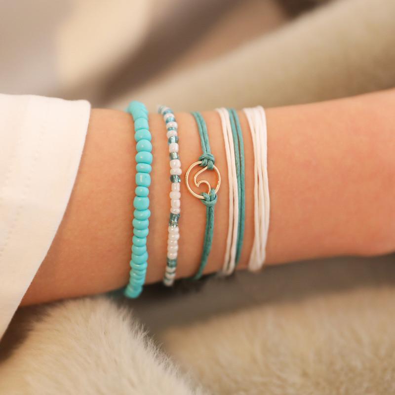 Bohemia Simple Knitting 5 Pieces Bracelet for Girls Women Ethnic Style Handmade Adjustable Luck Rope Bangle&Bracelet Jewellery
Bohemia Simple Knitting 5 Pieces Bracelet for Girls Women Ethnic Style Handmade Adjustable Luck Rope Bangle&Bracelet Jewellery
