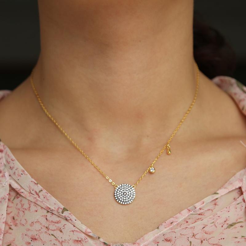 Woman Natural Stone Necklace Classic Special round disk Design Pendant Necklaces girl unique Fashion Casual Jewelry 925 silver
Woman Natural Stone Necklace Classic Special round disk Design Pendant Necklaces girl unique Fashion Casual Jewelry 925 silver