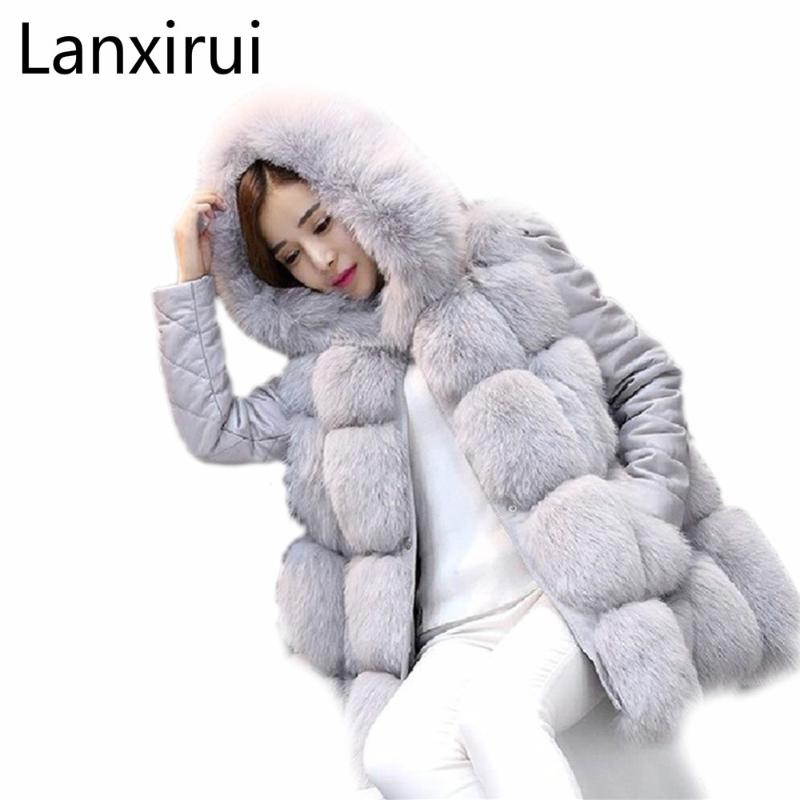 New Brand Faux Fur Coat With Hooded Women 8 Colours Faux Fur Jacket Outwear Women Warm, Red
New Brand Faux Fur Coat With Hooded Women 8 Colours Faux Fur Jacket Outwear Women Warm, Red