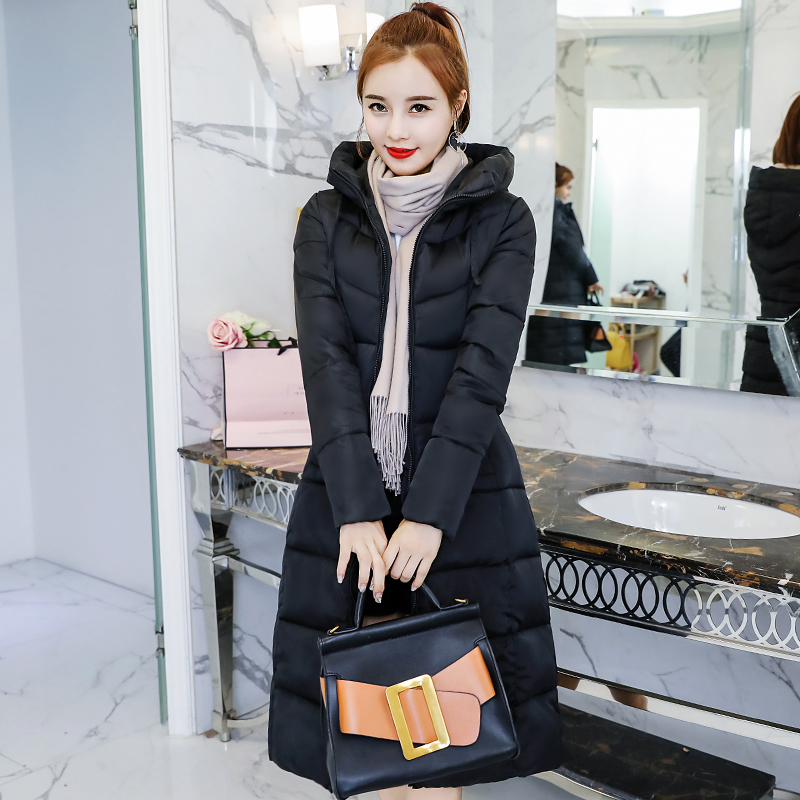 Plus size 6XL jackets Fashion Women Winter Coat Long Slim Thicken Warm Jacket Cotton Padded Jacket Outwear Parkas 201026