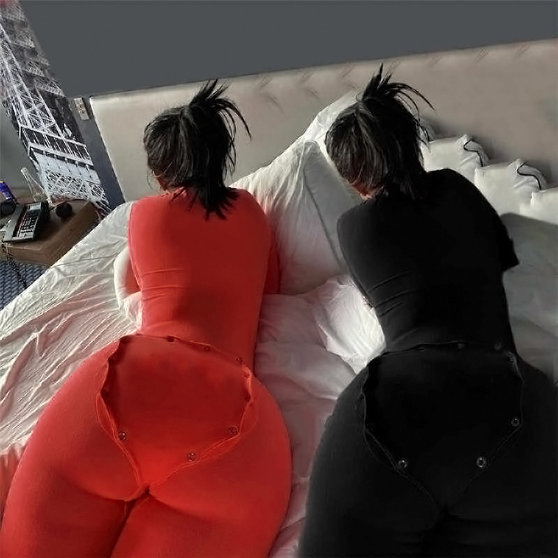 Designer Women Autumn And Winter Home Wear Long Sleeve Trousers With Button Opening Solid Color Sexy Slim Night Club Clothing, Mix colors or leave a message
Designer Women Autumn And Winter Home Wear Long Sleeve Trousers With Button Opening Solid Color Sexy Slim Night Club Clothing, Mix colors or leave a message