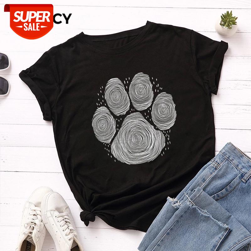 JFUNCY 2020 Summer Women T Shirt Plus Size Female T-shirts Short Sleeve Cotton Tshirt Dog Fingerprint Print Lady Casual Tee Tops #OB7z, White
JFUNCY 2020 Summer Women T Shirt Plus Size Female T-shirts Short Sleeve Cotton Tshirt Dog Fingerprint Print Lady Casual Tee Tops #OB7z, White