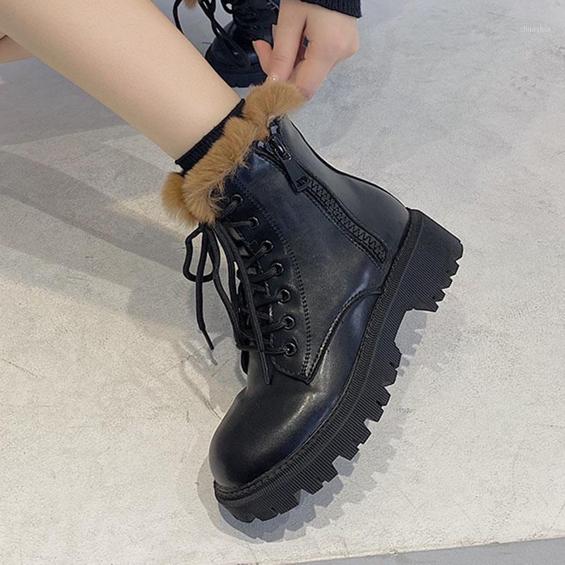 winter Plus cashmere warm Short boots Womens Thick bottom Heighten Ankle boots ladies Retro Side zipper black shoe for women1
winter Plus cashmere warm Short boots Womens Thick bottom Heighten Ankle boots ladies Retro Side zipper black shoe for women1