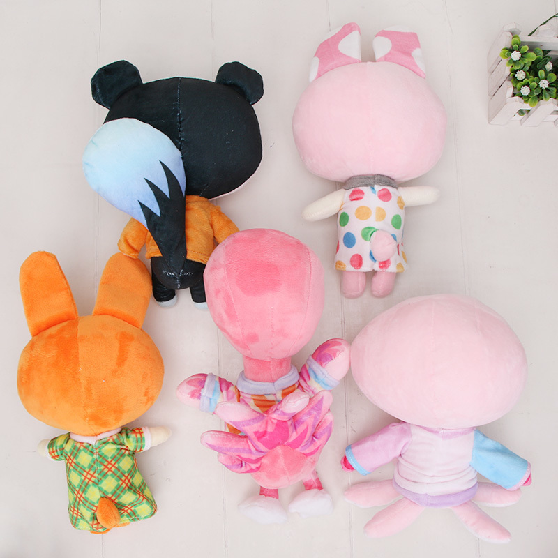 25-28cm Animal Crossing Plush Toy Cartoon Raymond Marshal Judy Tasha Tom Nook Marina Chrissy Flora Bunnie isabelle plush toys LJ201126